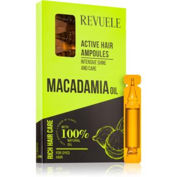 Revuele Macadamia Oil Active Hair Ampoules ampule pro barvené vlasy 8x5 ml