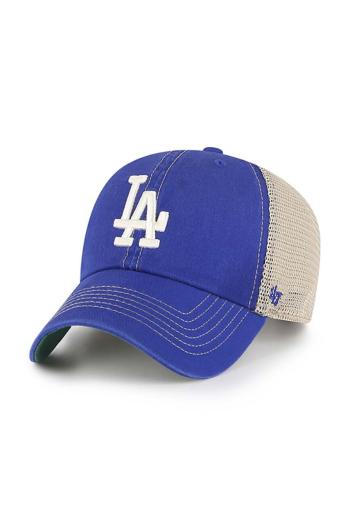 Kšiltovka 47brand MLB Los Angeles Dodgers tmavomodrá barva, vzorovaná, B-TRWLR12GWP-RYC