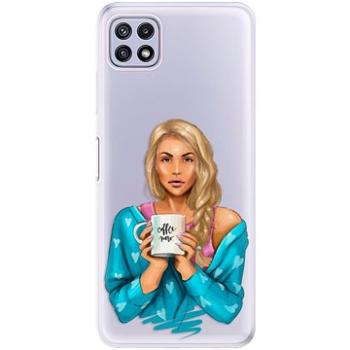 iSaprio Coffe Now - Blond pro Samsung Galaxy A22 5G (cofnoblo-TPU3-A22-5G)