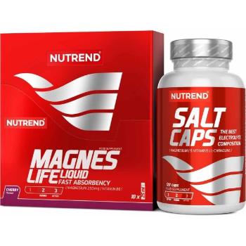 Nutrend MAGNESLIFE 10 x 25 ML + SALT CAPS, 120 KAPSLÍ Doplněk stravy, , velikost