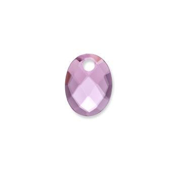 Sparkling Jewels Oválný přívěsek z fialového růženínu PENGEM59-MO