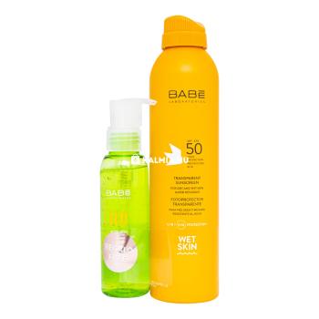 Babé áttetsző fényvédő spray 200 ml + aloe gél 90 ml