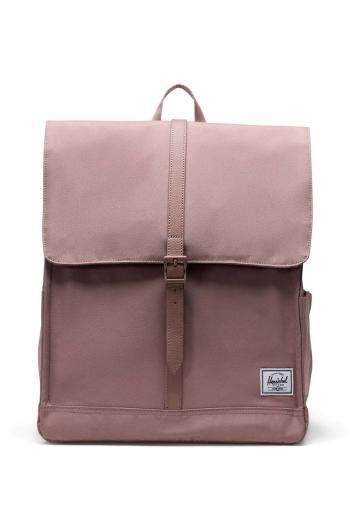 Batoh Herschel City Backpack růžová barva, velký, hladký