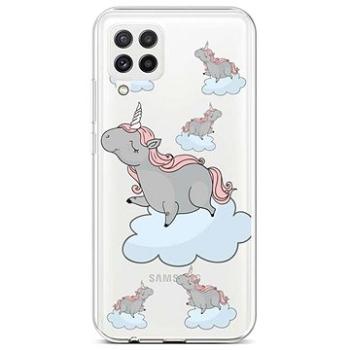 TopQ Samsung A22 silikon Grey Unicorns 65209 (Sun-65209)