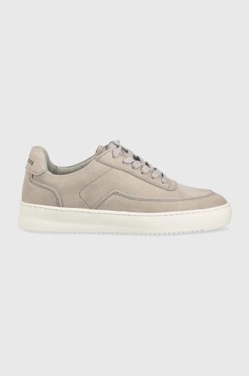 Vlněné tenisky Filling Pieces Mondo 2.0 Ripple Nubuck šedá barva, 39922841878