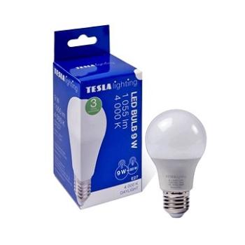 Tesla - LED žárovka BULB E27, 9W, 230V, 1055lm, 25 000h, 4000K denní bílá 220st (BL270940-1)