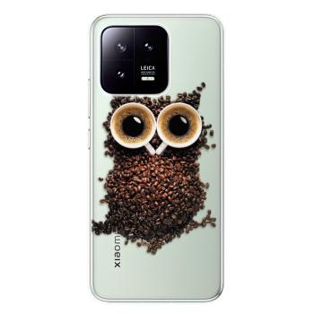 Odolné silikonové pouzdro iSaprio - Owl And Coffee - Xiaomi 13