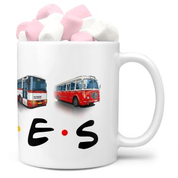 Hrnek Buses (Náplň hrníčku: Marshmallow)