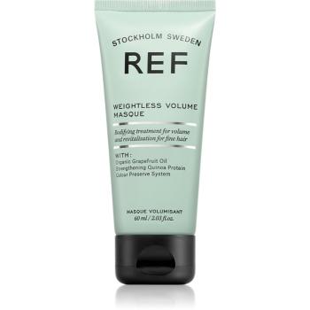 REF Weightless Volume Masque hloubkově hydratační maska pro lesk a hebkost vlasů 60 ml