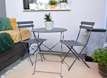 Zahradní bistro set 3 ks Rojaplast Šedá