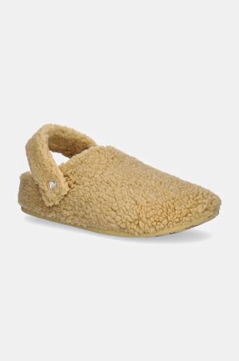 Pantofle Crocs Classic Cozzy Slipper béžová barva, 209386