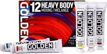 Golden Artist Colors Heavy Body Mixing Sada akrylových barev 12 x 22 ml