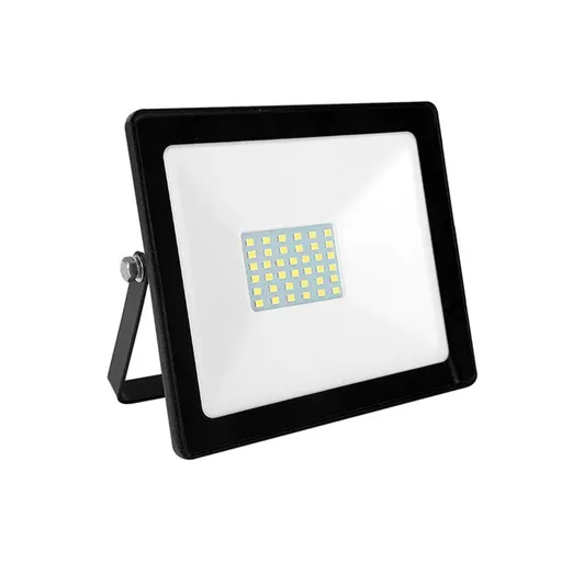 ACA Lighting černá LED SMD reflektor IP66 30W 6000K 2650Lm 230V Ra80 Q3060