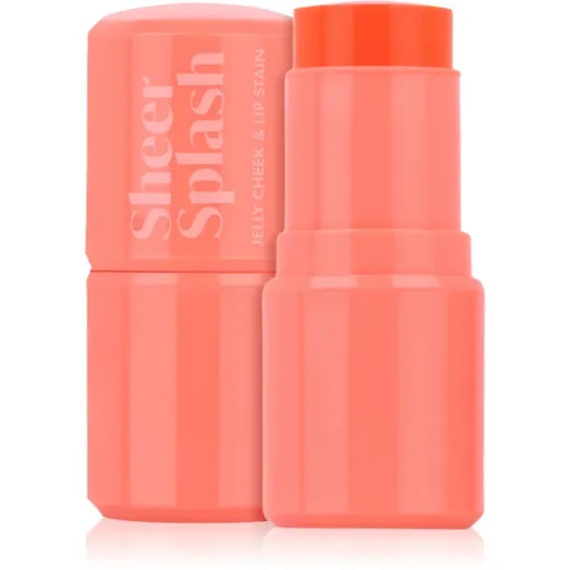 Barry M Sheer Splash multifunkční líčidlo na rty a tváře odstín Papaya Pool 5.8 g