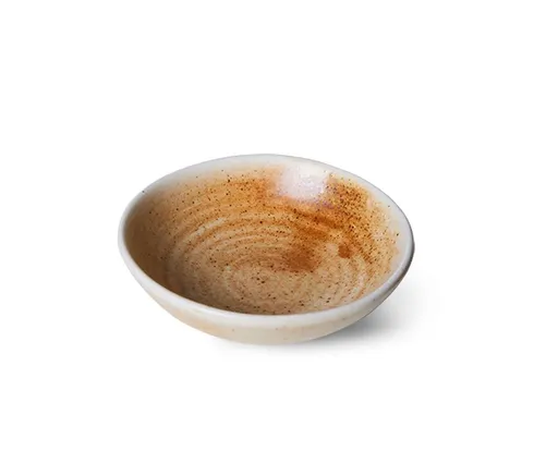 Rustikálně béžová porcelánová mistička Chef  - Ø 9*3 cm / 50 ml  HKLIVING