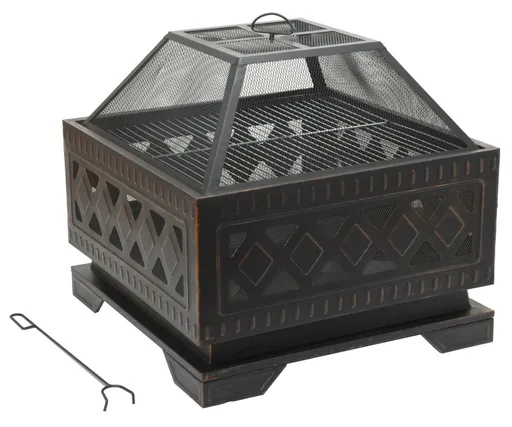 Cattara 88275 CATTARA Ohniště s poklopem 63,5 x 62 cm