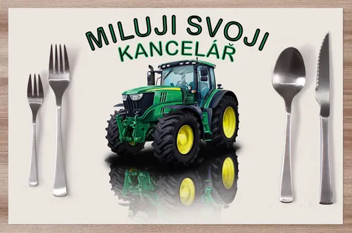 Prostírání Miluji svou kancelář