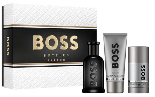 Hugo Boss Boss Bottled Parfum - parfém 100 ml + sprchový gel 100 ml + tuhý deodorant 75 ml