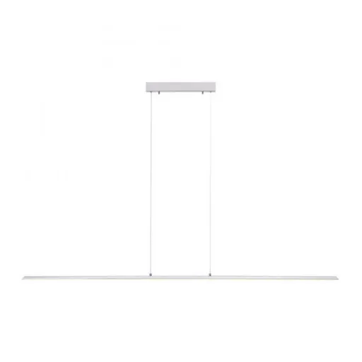 PAUL NEUHAUS PURE-LITE LED závěsné svítidlo 160cm s nastavitelnou barvou světla 2700/3800/5000K a bezdotykovým stmívačem hliník 8377-55