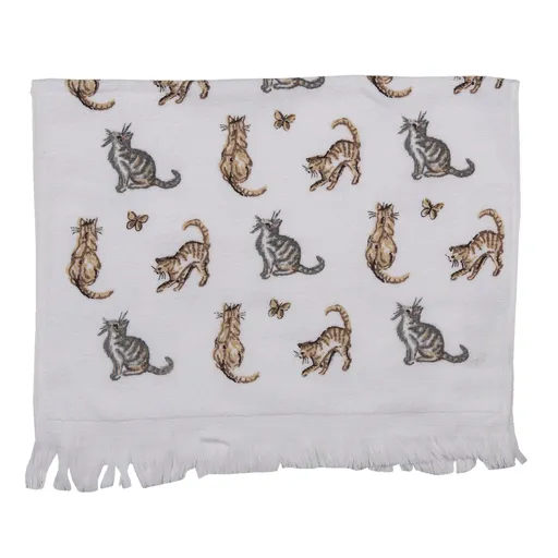 Kuchyňský froté ručník s kočky - 40*66 cm CT015