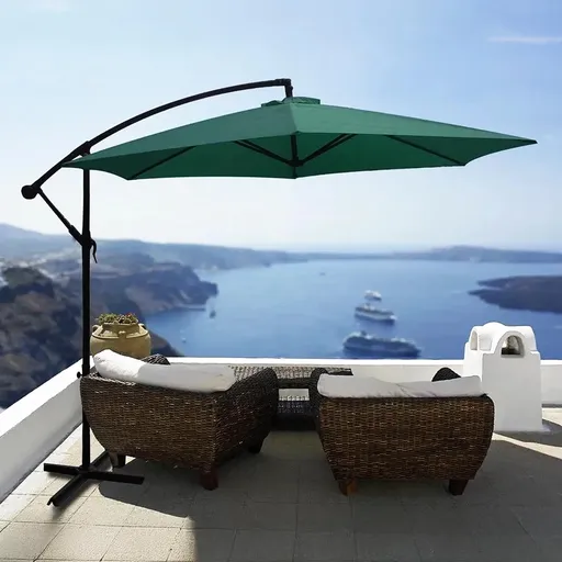 Haushalt international Slunečník s boční nohou, zelený