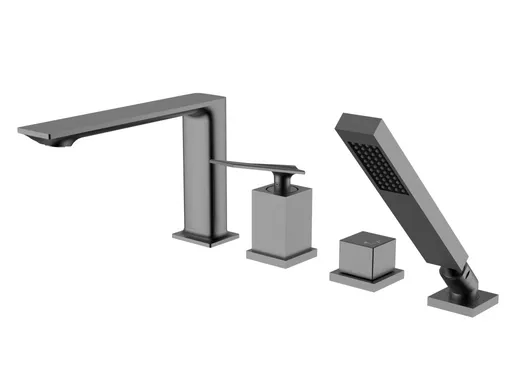 BESCO 4 otvorová vanová baterie ASPIRA grafitová s příslušenstvím BABWA4GR
