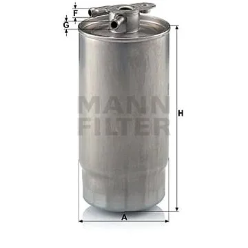 MANN-FILTER WK841/1 pro vozy ALPINA;BMW;LAND ROVER;OPEL (WK841/1)