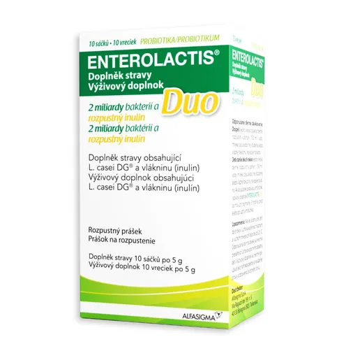 ENTEROLACTIS® Duo probiotika a prebiotika 10x5 g