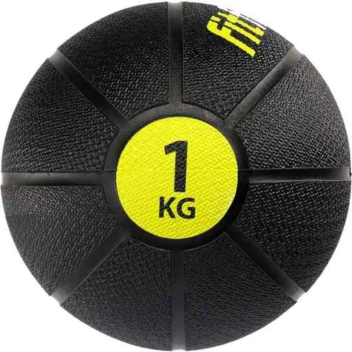 Fitforce MEDICINE BALL 1 KG Medicinbal, černá, velikost 1 KG