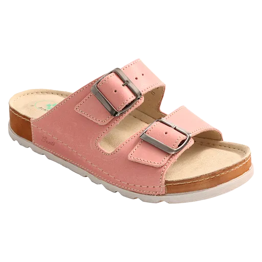 SANTÉ Dámské pantofle N/211/1/O37/SP RŮŽOVÁ v.38