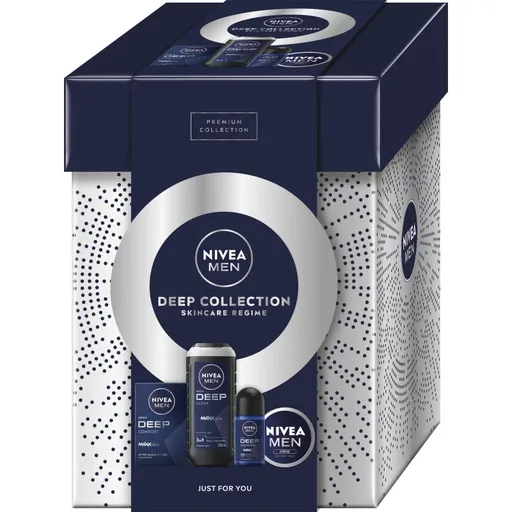 NIVEA MEN Deep Collection dárková sada na tělo a obličej
