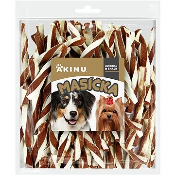 Akinu Jehněčí twister pro psy 300 g (8595184942229)
