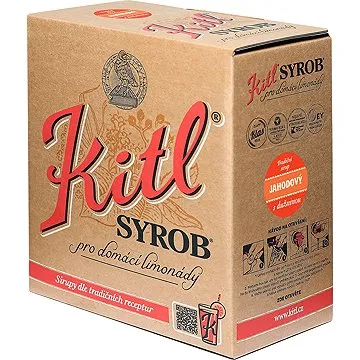 Kitl Syrob Jahodový 5l bag-in-box (8595251001965)