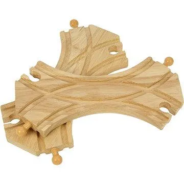 Bigjigs Spojená symetrická výhybka 2ks (691621091746)