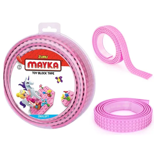 Mayka stavebnicová páska velká 2m růžová
