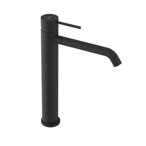 SAPHO ULTRAMIX stojánková umyvadlová baterie vysoká, prodloužená hubice, černá mat UT007B