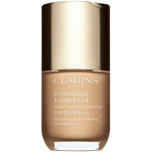 Clarins Everlasting Youth Fluid Foundation rozjasňující make-up SPF 15 odstín 106 Vanilla 30 ml