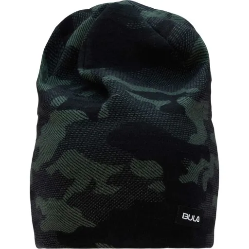 Bula CAMO PRINTED Pánská čepice, černá, velikost UNI