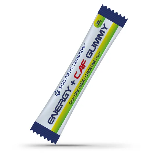 Scientiffic Nutrition Energetické gumové bonbony s kofeinem 3x10 g (limetka a citron)