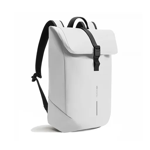 Voděodolný batoh s klopou, Urban, 16", XD Design, bílo/šedý