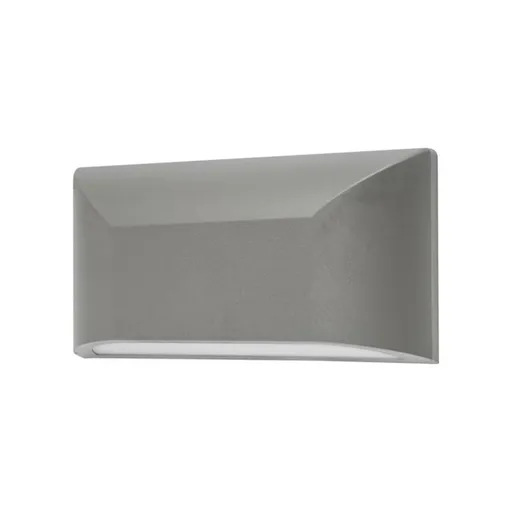 ACA Lighting LED nástěnné svítidlo šedá 230V AC IP65 6W 3000K 350LM RA80 SLIM22