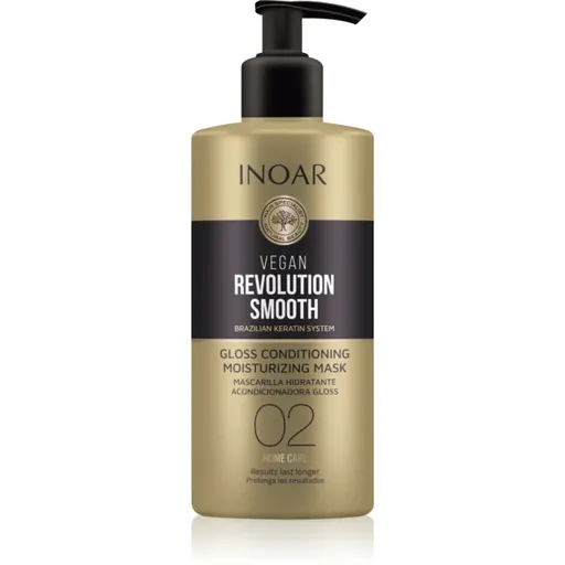 INOAR Vegan Revolution Smooth hydratační vyhlazující maska na vlasy 350 ml