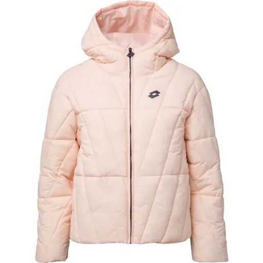 Lotto SEVILIA Dámská oversize prošívaná bunda, růžová, velikost