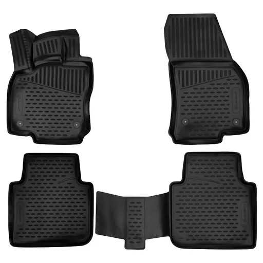 Gumové autokoberce Novline VW Tiguan Allspace 2017-2024 (fixace 35 a 33 cm )