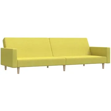 2místná rozkládací pohovka zelená textil , 337293 (337293)