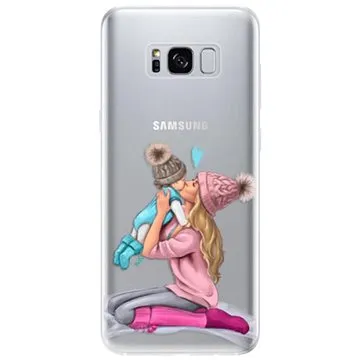 iSaprio Kissing Mom - Blond and Boy pro Samsung Galaxy S8 (kmbloboy-TPU2_S8)
