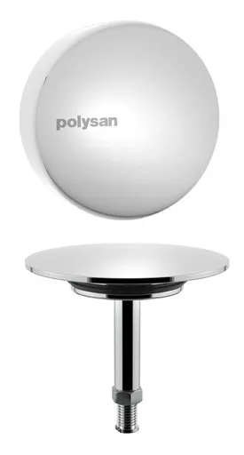 POLYSAN Vrchní sada vanové soupravy, chrom 71891