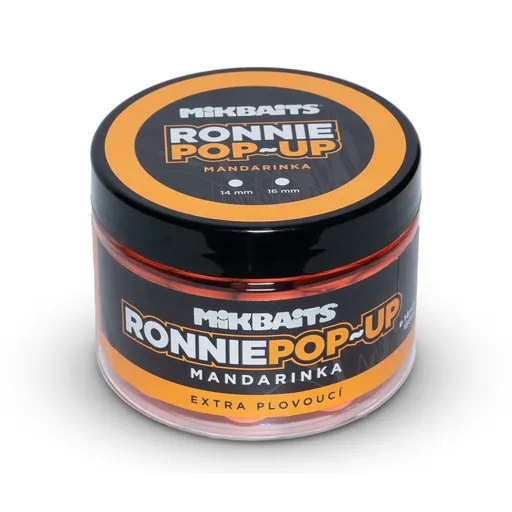 Mikbaits Ronnie pop-up 150ml - Mandarinka 14mm,Mikbaits Ronnie pop-up 150ml - Mandarinka 14mm