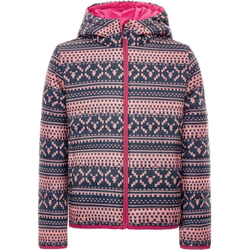 ALPINE PRO ELSHO Dívčí bunda, růžová, velikost 116-122
