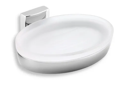 NOVASERVIS Mýdlenka sklo Metalia 12 chrom